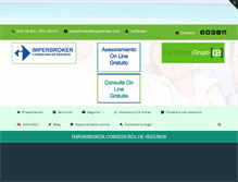 Tablet Screenshot of imperbroker.com